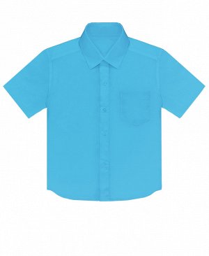 Бирюзовая рубашка для мальчика 21195-ПМС19