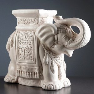 Фигура - подставка "Слон" состаренный 20х58х43см