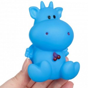 Резиновая игрушка для ванны Крошка Я «Коровка», 8,5 см, с пищалкой