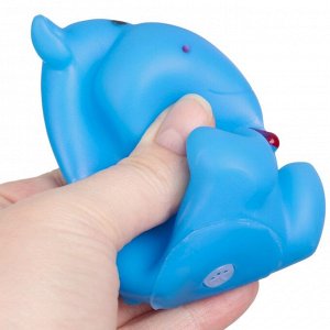 Резиновая игрушка для ванны Крошка Я «Коровка», 8,5 см, с пищалкой
