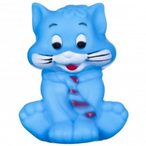 Резиновая игрушка для ванны «Котик», с пищалкой, 1 шт., МИКС