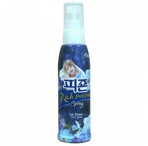 Кондиционер для белья "Rich Perfume Spray" (парфюмированный СПРЕЙ с ароматом «Ледяной цветок») 80 мл / 36