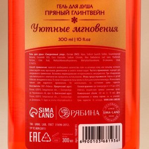 Гель для душа URAL LAB, 300 мл, аромат пряного глинтвейна, Новый Год