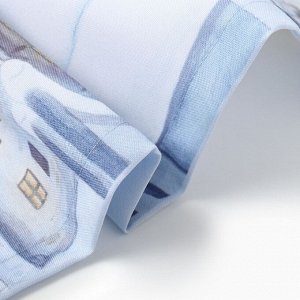Скатерть новогодняя Доляна "Снежная королева" 145*180 +/- 3 см, 100% п/э