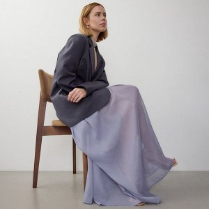 Юбка женская MINAKU: Casual Collection цвет серо-голубой
