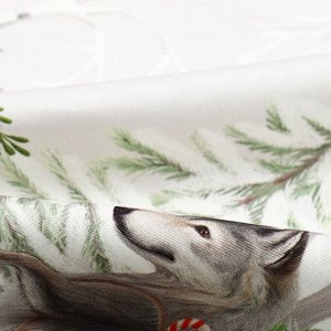 Скатерть новогодняя «Этель. Новогоднее чудо», 150x220 см ±3 см с ВГМО, 100% хлопок, саржа 190 г/м²