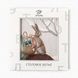Скатерть новогодняя «Этель. Новогоднее чудо», 150x220 см ±3 см с ВГМО, 100% хлопок, саржа 190 г/м²