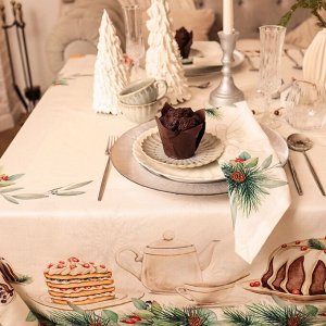 Набор сервировочных салфеток "Этель" New Years treat 40х40 см,4 штуки 100% хлопок, саржа 190гр/м2