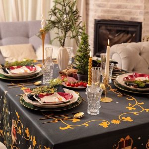 Скатерть новогодняя Этель Fairy tale 150х110см +/-3см с ВГМО, 100%хл, саржа 190гр/м2