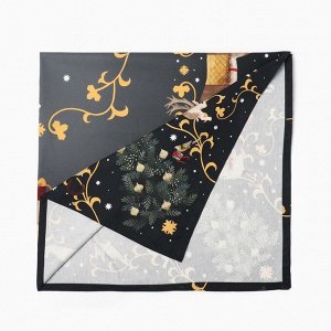 Скатерть новогодняя Этель Fairy tale 150х110см +/-3см с ВГМО, 100%хл, саржа 190гр/м2
