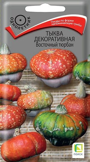 Тыква декоративная Восточный тюрбан (Код: 65737)