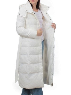 3069 WHITE Пуховик облегченный зимний женский (80% пух, 20% перо)