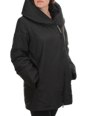 22222 BLACK Куртка демисезонная женская (80 гр. синтепон)