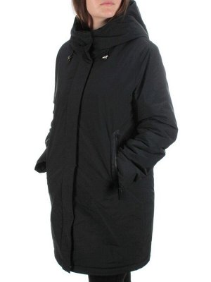 22223 BLACK Куртка демисезонная женская (120 гр. синтепон)