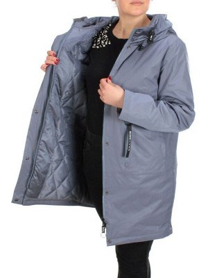 BM-07 LIGHT GRAY Куртка демисезонная женская (100 гр. синтепон)