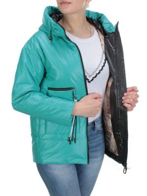 8256 TURQUOISE Куртка демисезонная женская BAOFANI (100 гр. синтепон)