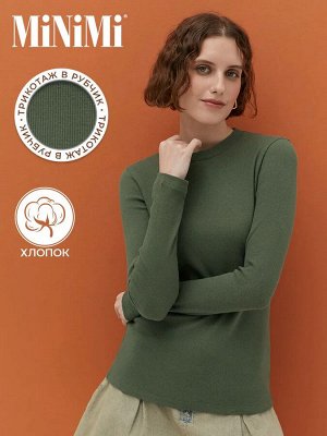 Женский лонгслив из трикотажа кашкорсе