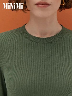 Женский лонгслив из трикотажа кашкорсе