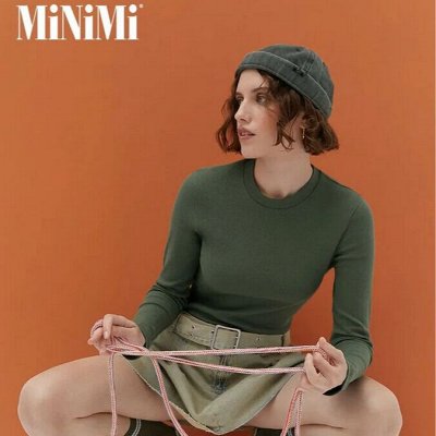 Новинка! MiNiMi — базовые лонгсливы в школу и офис
