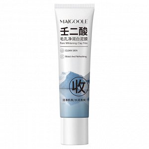 Глиняная маска для очищения пор с азелаиновой кислотой MAIGOOLE Azelaic Acid Pore Whitening Clay Film