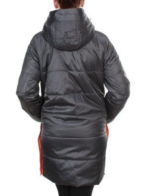 8188 DK. GRAY Пальто демисезонное женское Cloud Lag Cat (100 гр. синтепон)