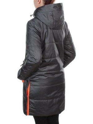 8188 DK. GRAY Пальто демисезонное женское Cloud Lag Cat (100 гр. синтепон)