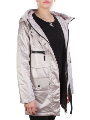 E06 BEIGE Куртка демисезонная женская (100 гр. синтепон) HOLDLUCK