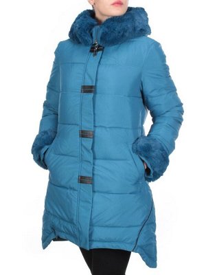 B15-888 GRAY/BLUE Куртка зимняя женская KEMIRA (200 гр. холлофайбера)