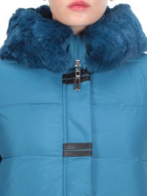 B15-888 GRAY/BLUE Куртка зимняя женская KEMIRA (200 гр. холлофайбера)