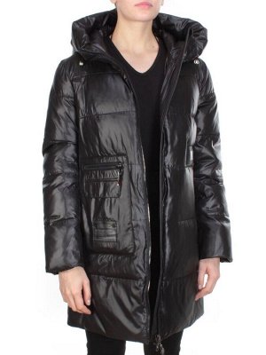 YR-980 BLACK Куртка зимняя женская АЛИСА (200 гр. холлофайбера)