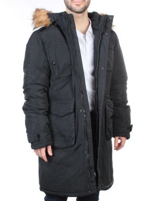 71203 BLACK Куртка мужская зимняя (200 гр. синтепон) KAREAKEY