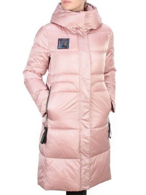 9110 PINK Пальто зимнее женское FLOWERROVE (200 гр. холлофайбера)