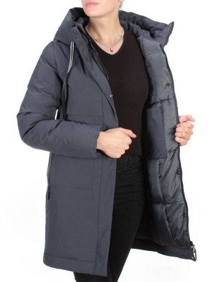 8802 DARK BLUE Пальто зимнее женское CLOUD LAG CAT (200 гр. холлофайбер)