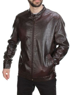 232 BROWN Куртка из эко-кожи мужская