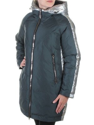 221 GRAY/GREEN Пальто зимнее женское Snow Grace
