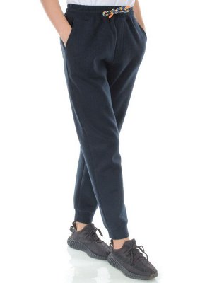 M047 DK. BLUE Брюки спортивные утепленные женские (85% хло
