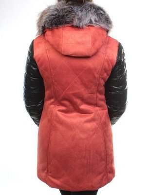 5137 TERRACOTTA Парка женская зимняя (150 гр синтепон, искусственный мех)