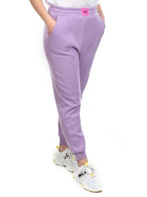 07 LILAC Брюки спортивные женские на флисе (100% хлопок) 7986