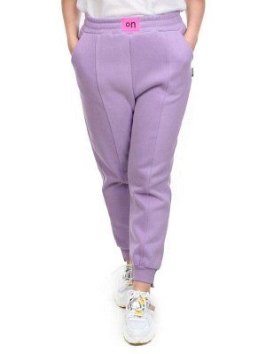 07 LILAC Брюки спортивные женские на флисе (100% хлопок) 7986