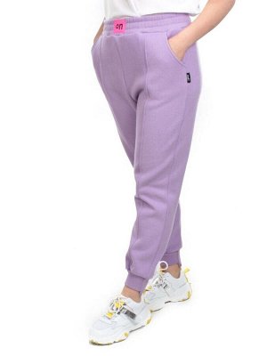 07 LILAC Брюки спортивные женские на флисе (100% хлопок) 7986