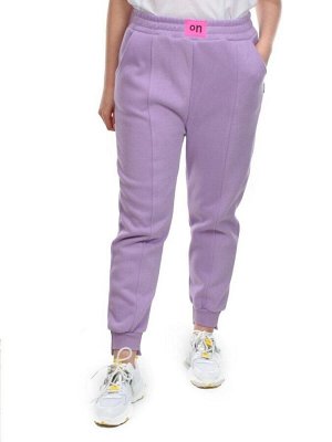 07 LILAC Брюки спортивные женские на флисе (100% хлопок) 7986