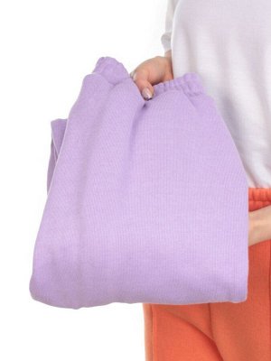 07 LILAC Брюки спортивные женские на флисе (100% хлопок) 7986