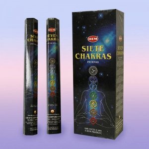 Благовония HEM шестигранники 7 CHAKRAS