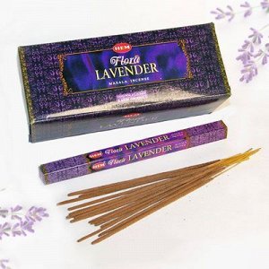 Благовония HEM, Flora Masala, четырехгранники, Лаванда