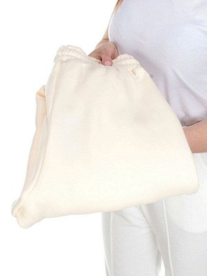 M071 BEIGE Брюки спортивные женские на флисе (100% хлопок) 7986
