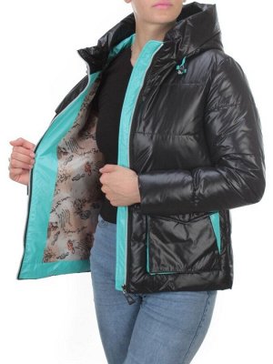 8265 BLACK Куртка демисезонная женская BAOFANI (100 гр. синтепон)
