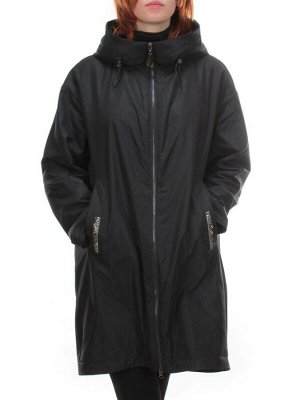 2122 BLACK Куртка демисезонная женская Parten (50 гр. синтепон)