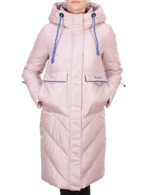 9190 PINK Пальто зимнее женское EVCANBADY (200 гр. холлофайбера)