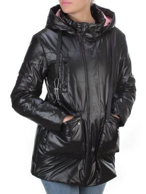 8251 BLACK Куртка демисезонная женская BAOFANI (100 гр. синтепон)