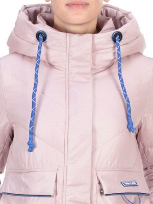 9190 PINK Пальто зимнее женское EVCANBADY (200 гр. холлофайбера)